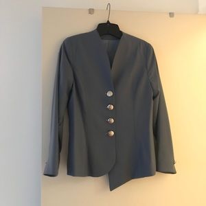 Asymmetrical blazer